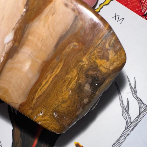 Owyhee Gem picture Jasper specimen larger palm stone A/ worry stone - Picture 6 of 12